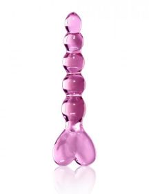 foIcicles No 43 Pink Glass Beaded Massager