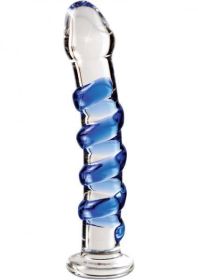 Icicles No 5 Glass Dong 7 Inches Clear (SKU: TCN-PD2905-00)