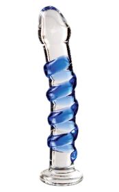 Icicles No 5 Glass Dong 7 Inches Clear (SKU: PD290500)